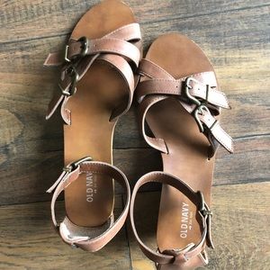 Old Navy sandals with wedge